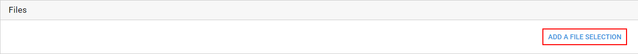 Add file selection